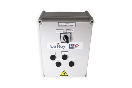 Coffret de commande pour  4 treuils électriques