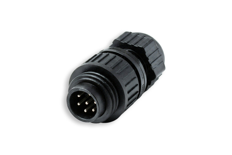 Fiche 6 broches mâle