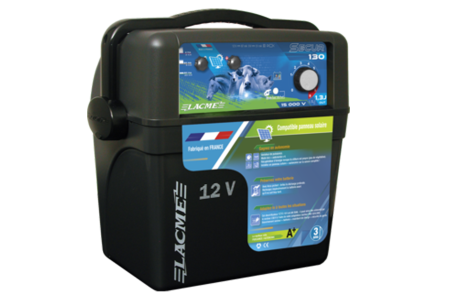 Électrificateur autonome Secur 130 + seau 50 isolateurs Ivabloc