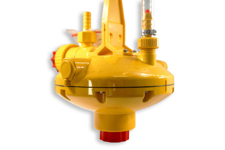 Réducteur de pression E-FLUSH 1 sortie - tube de 45 et support