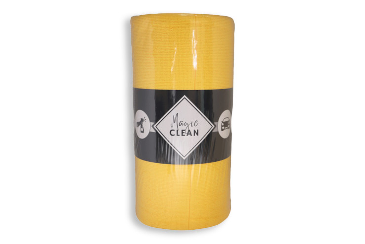 Rouleaux de 75 microfibres jaune pré-découpées