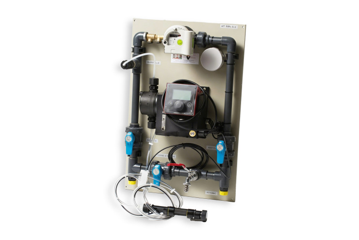 Kit de dosage proportionnel D.25mm avec pompe GRUNDFOS DDC9-7 PP