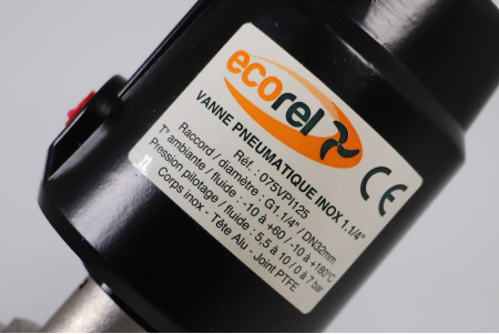 Vanne pneumatique inox 1"1/4