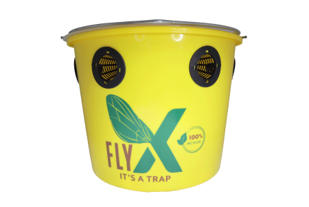 Seau piège à mouche Fly X 12L - le lot de 3
