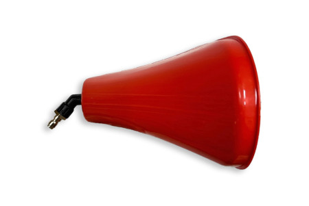 Cloche rouge de désherbage