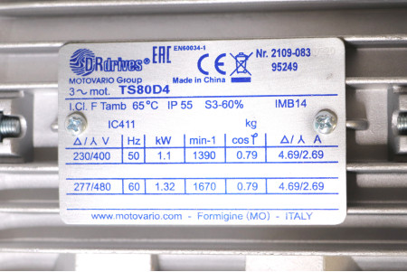 Treuil elect mv19 1.10kw 17trs 396nm