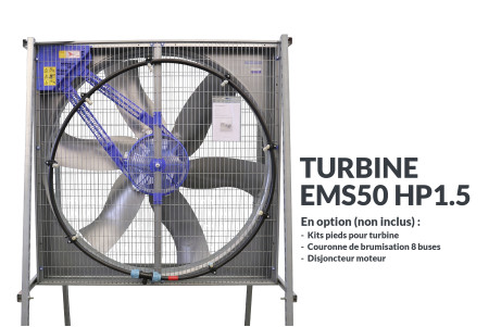 Turbine de brassage EMS50 hp1.5