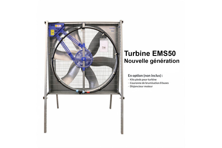 Turbine de brassage EMS50 35000m3/H E HP1.0 -S/VL-H/MP14