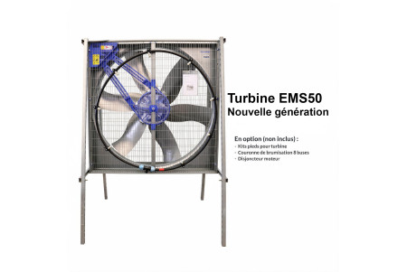 Turbine de brassage EMS50 35000m3/H E HP1.0 -S/VL-H/MP14