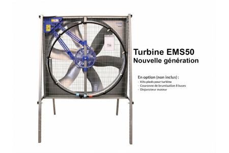 Turbine de brassage EMS50 35000m3/H E HP1.0 -S/VL-H/MP14