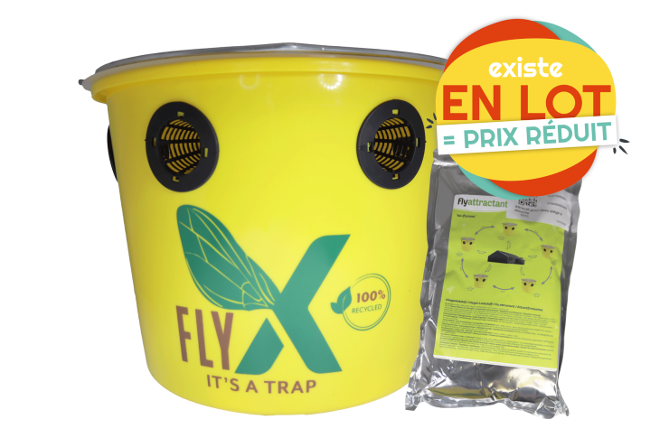Seau piège à mouche Fly X 12L