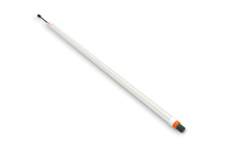 Tube LED régulable 4000K - 18W - 120cm - optique clair 2 entrées connecteur SQC 350cm de câble