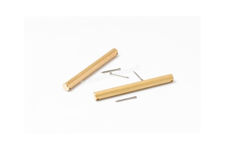 Axes laiton + goupilles pour T3/T4 - les 2