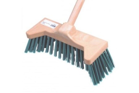 Balai canto. vert a déchets 55cm - sans manche