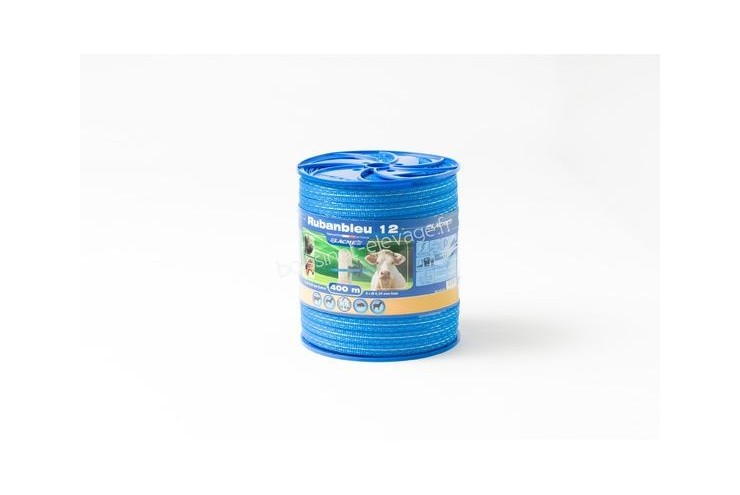Bobine ruban bleu 12mm - 400m