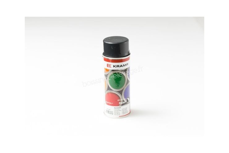 Bombe de peinture KVERNELAND gris noir 400mL