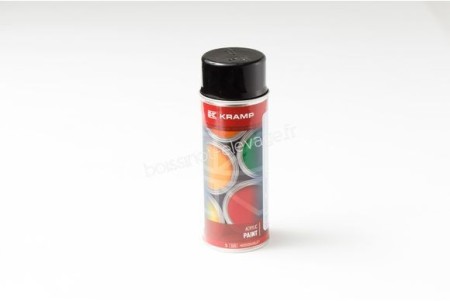 Bombe de peinture RAL 9005 noir profond 400mL