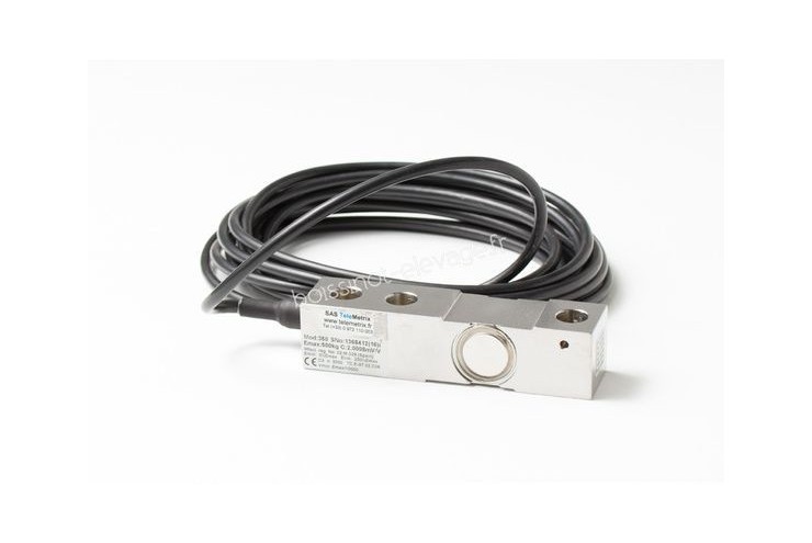 Capteur de pesage inox 500kg veaux - câble de 15m