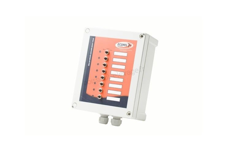 Coffret 8 commutateurs "Auto-0-Manu" avec filtres RC et leds