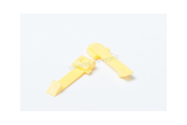 Clips de fermeture jaune pour grille multimax - support lock