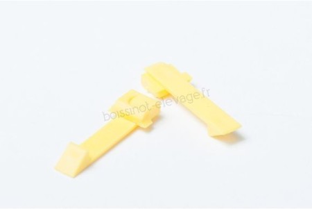 Clips de fermeture jaune pour grille multimax - support lock