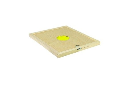Couvre-cadres chasse-abeilles 8 sorties et trappe pour ruche Dadant 10 cadres