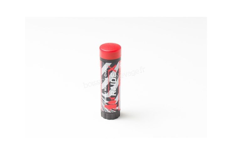 Crayon Raidex plastique rouge