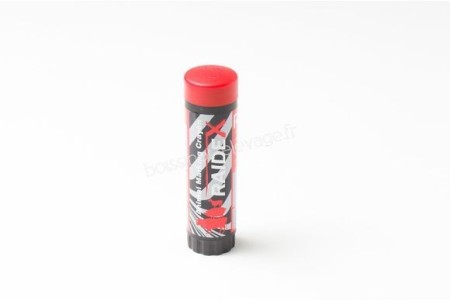 Crayon Raidex plastique rouge