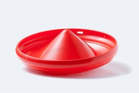 Cuvette plast.poulet perforée