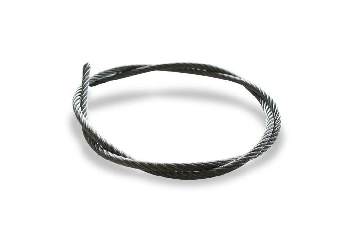 Câble acier galvanisé 7x19 (extra souple) dia 8mm - le mètre