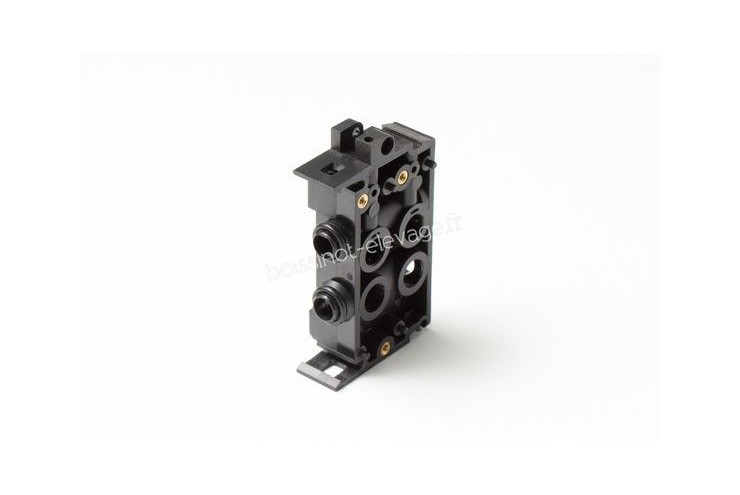 Embase MANNEBECK pneumatique double avec valve anti-retour