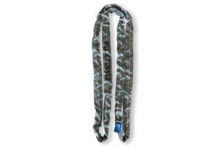 Elingue textile gris ronde 4T 3m