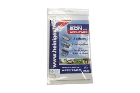 Enveloppe bon d'affûtage