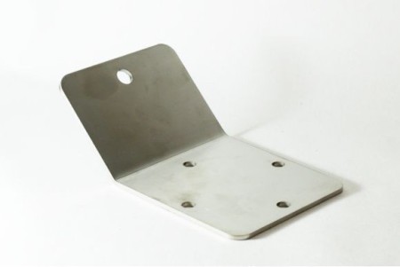 Equerre suspension spire mat inox