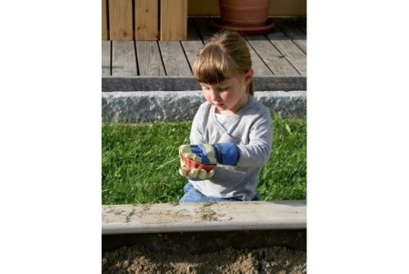 Gants pour enfants bleu T6-8 ans