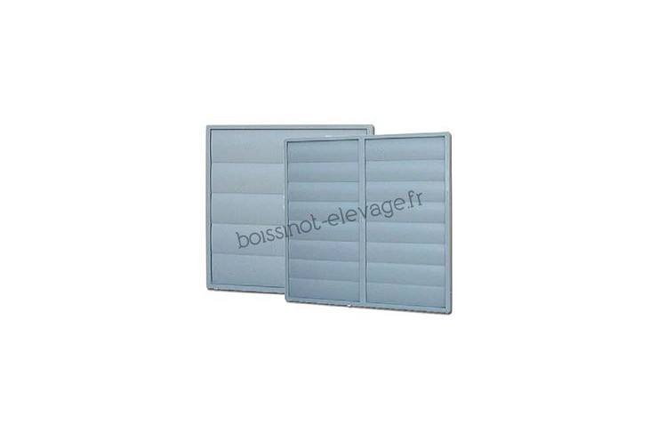 Jalousie 602 x 602 x 28 mm - 2 rangées - Ø 56 cm