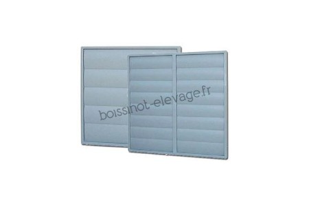 Jalousie 840 x 840 x 40 mm - 2 rangées - Ø 80 cm