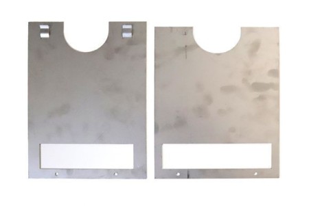 Jeu de plaques arrière pour brûleur de Géoss