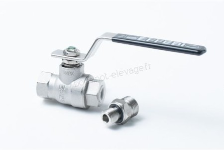 Kit vanne fin dia 12 inox