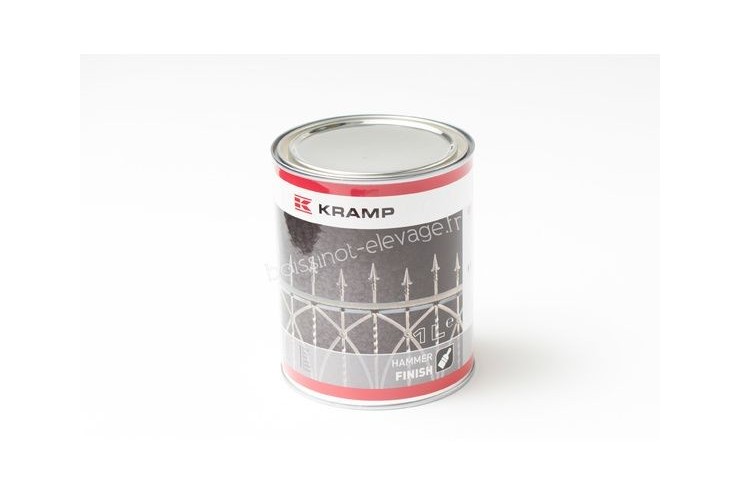 Peinture martelé gris 1L