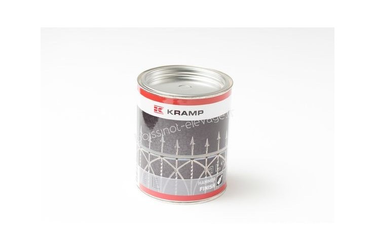 Peinture martelé vert 1L