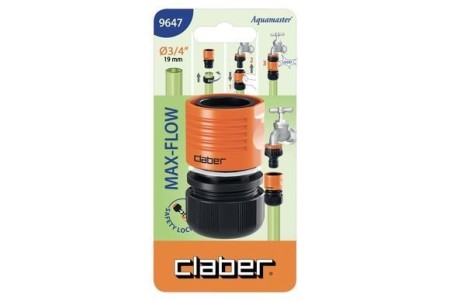 Raccord 19mm Grand débit