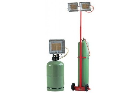 Radiant portable gaz butane