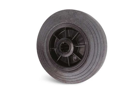 Roue En Caoutchouc Lisse 200 Mm Axe 20 Mm - Charge 180 Kg