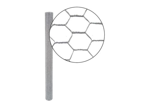 Grillage TT galva hexagonal 40mm - L50m-H100cm-Ø0,90mm