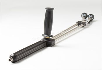 Lance double 1000mm surmoulée - robinet latéral - 310 bars