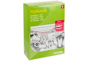 Ruban attrape-mouches d'étable FlyMaster - kit complet
