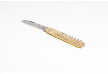 Couteau coursolle sujet laiton 105mm